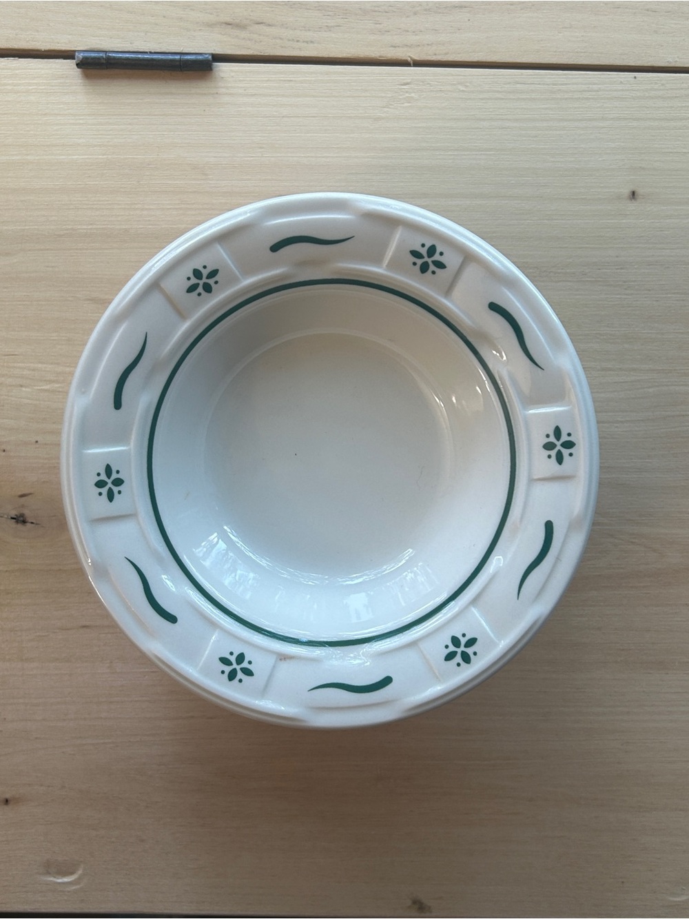 Longaberger Heritage Green dessert or berry bowls